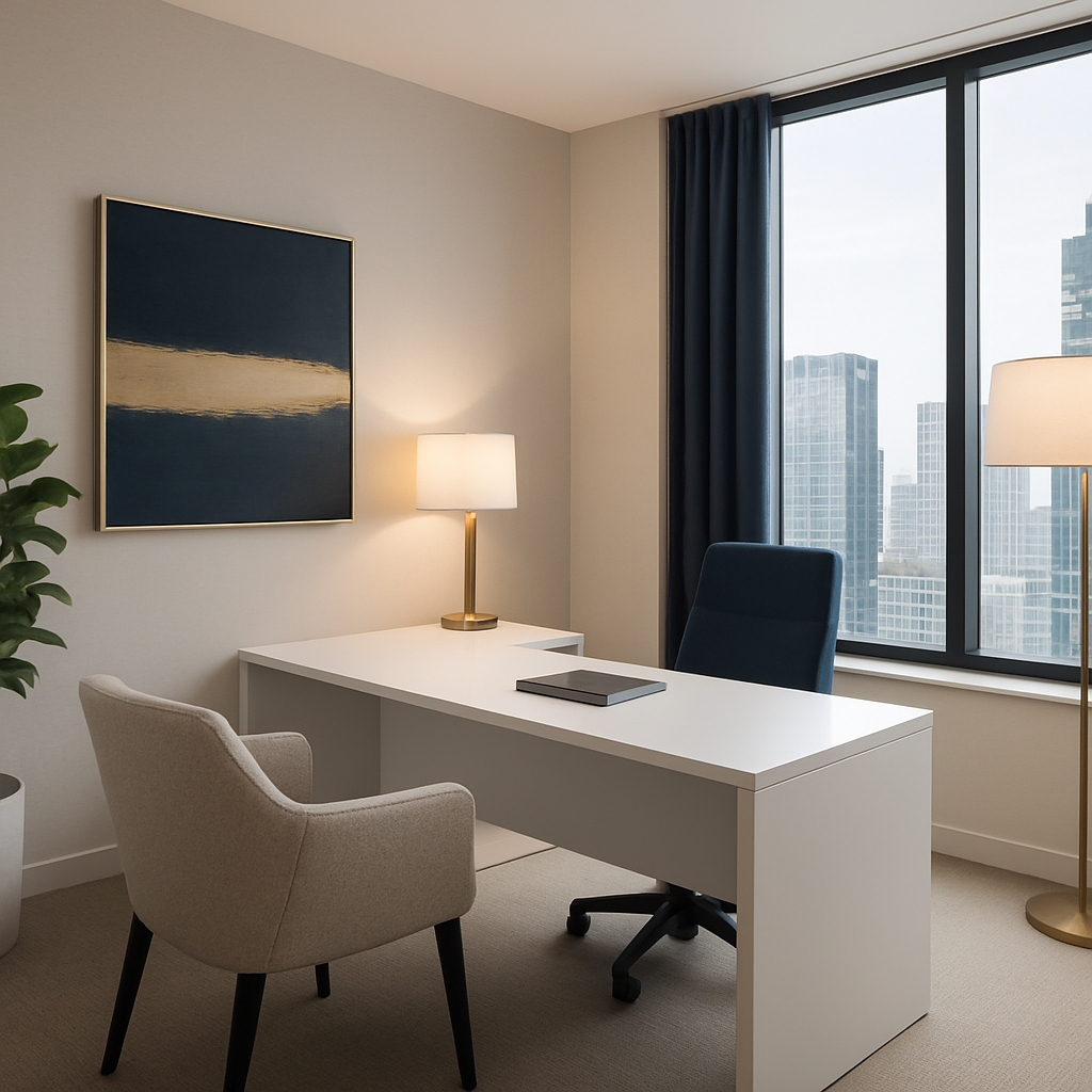 Modern professional consultation office